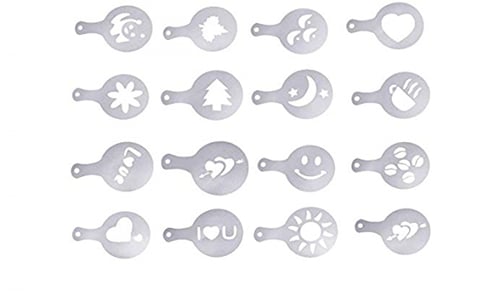 قوالب رسم على القهوة