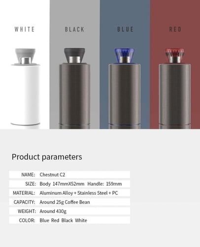 طاحونة يدوية تايمور ابيض