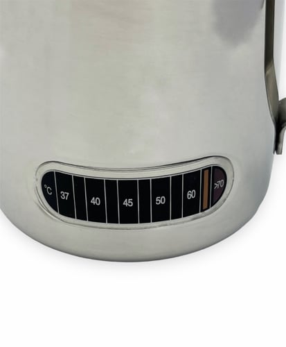 ابريق تبخير sip 600ml ستيل مع مقياس حرارة