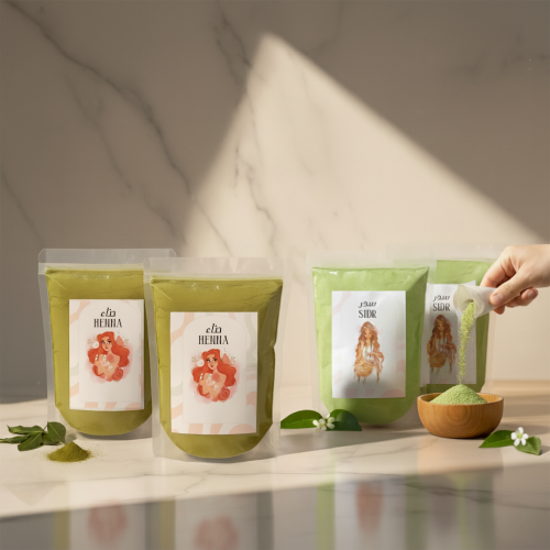 4 حبات حنه سادة او سدر ساده