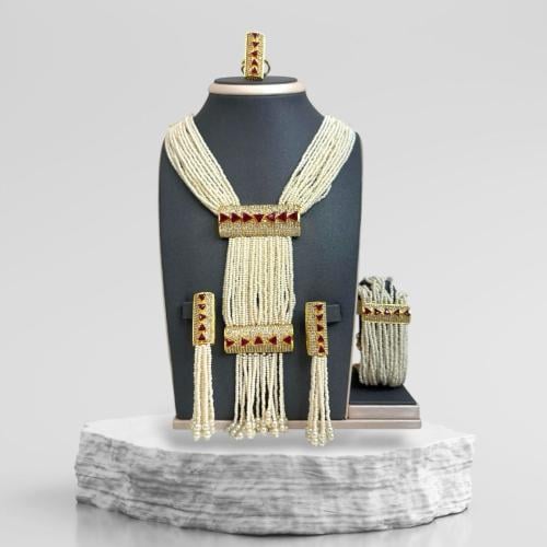 طقم هندي زركون مكون 4 قطع