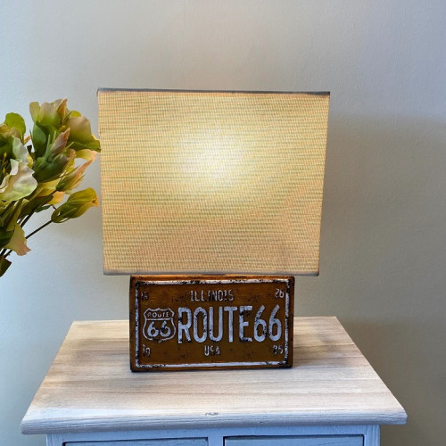 اباجورة مودرن مستطيل ارقام