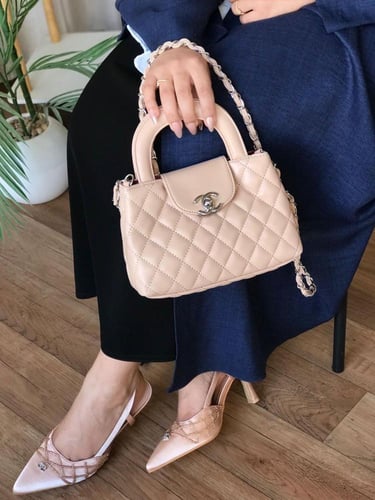 طقم شانيل شنطة وكعب