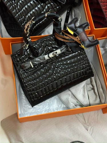 شنطة ارميز بيركن كروكدايل