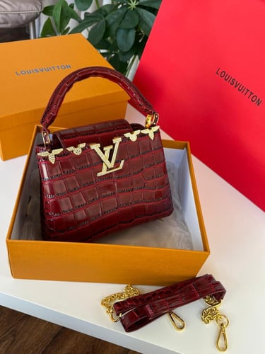 شنطة لويس فيتون كابسين كروكدايل