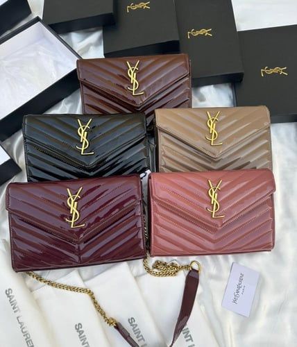 شنطة سان لوران انفلب لامع