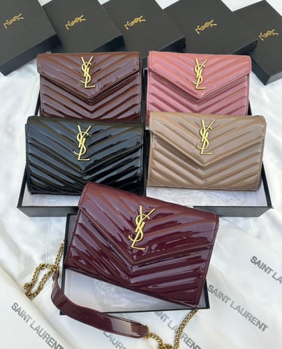 شنطة سان لوران انفلب لامع