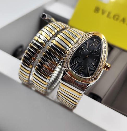 ساعة بولغري ( فضي&روز قولد )