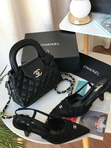 طقم شانيل شنطة وكعب