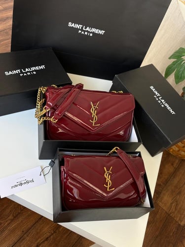 شنطة سان لوران لولو لامع