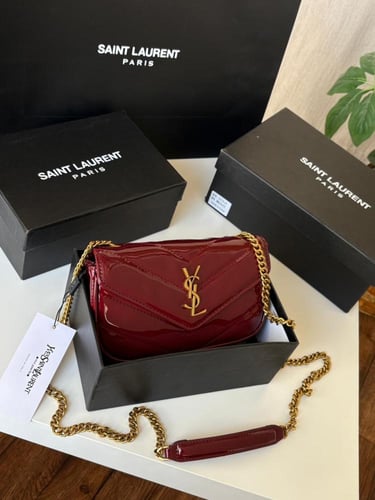 شنطة سان لوران لولو لامع