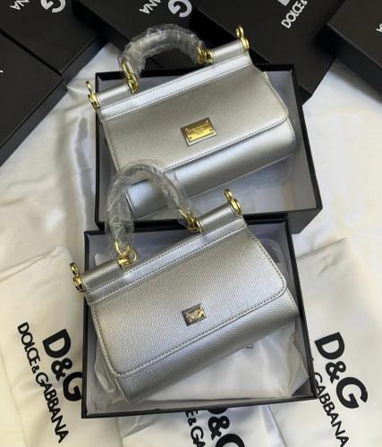 شنطة دولتشي اند غابانا فضي