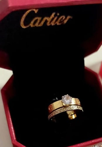 خاتم كارتير مع الملحقات