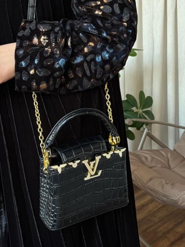 شنطة لويس فيتون كابسين كروكدايل