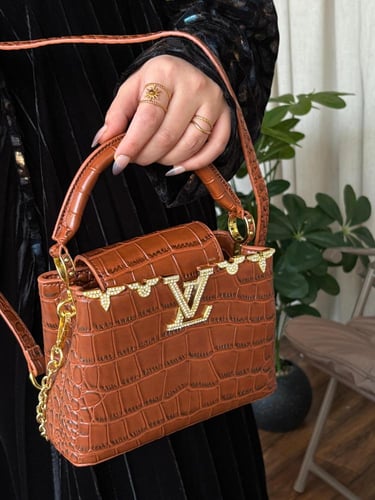 شنطة لويس فيتون كابسين كروكدايل