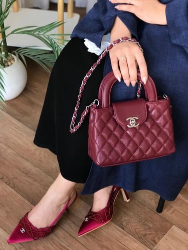 طقم شانيل شنطة وكعب