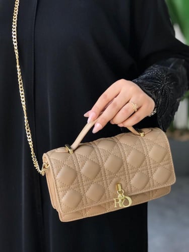 شنطة ديور مطفي قفل ذهبي