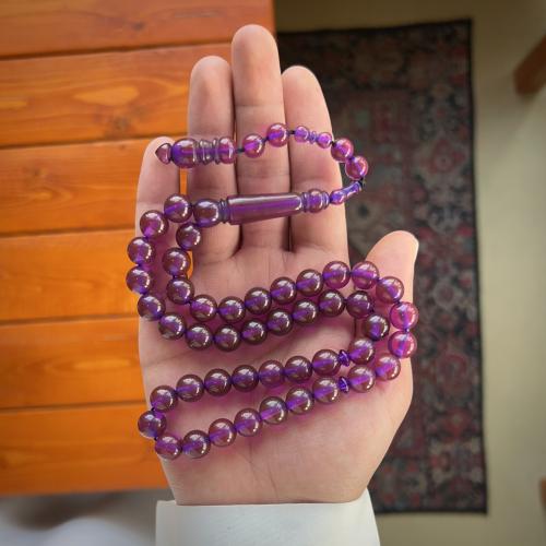 سبحة بكلايت حرباء 45 خرزة - تمليكه قصيرة