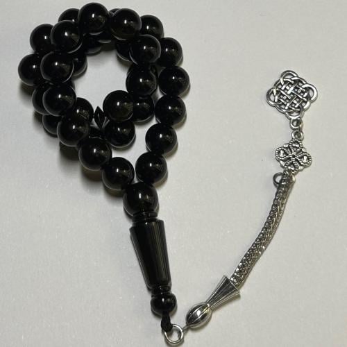 سبحة بكلايت حربا بني غامق - ٣٣ خرزة