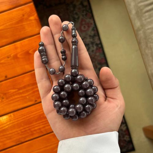 سبحة بكلايت بني محروق 45 خرزة