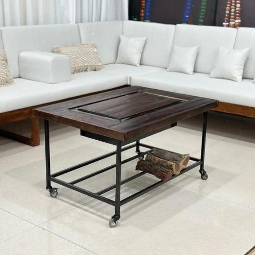 منقل 120×70×50 خشب بني