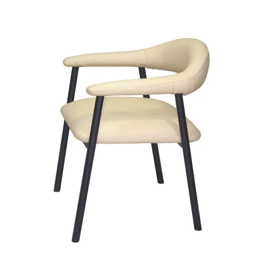 كرسي انسياب بيج بتصميم عصري