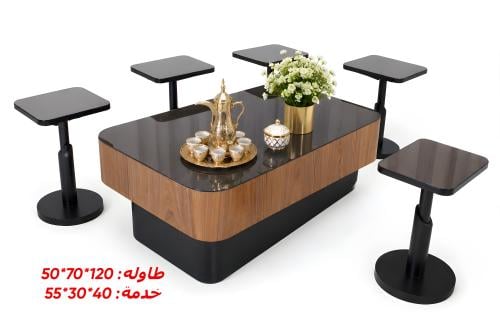 طقم طاولات 7 قطعه