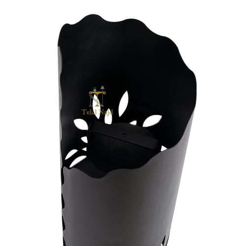 مبخرة حديد قص ليزر لون أسود