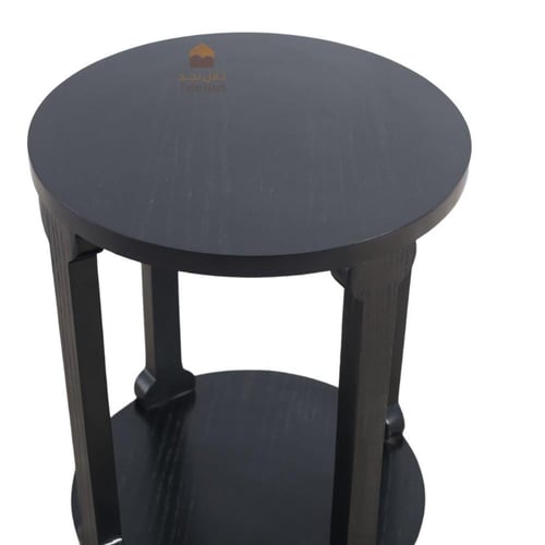 طاولة خدمة خشب سنديان لون اسود