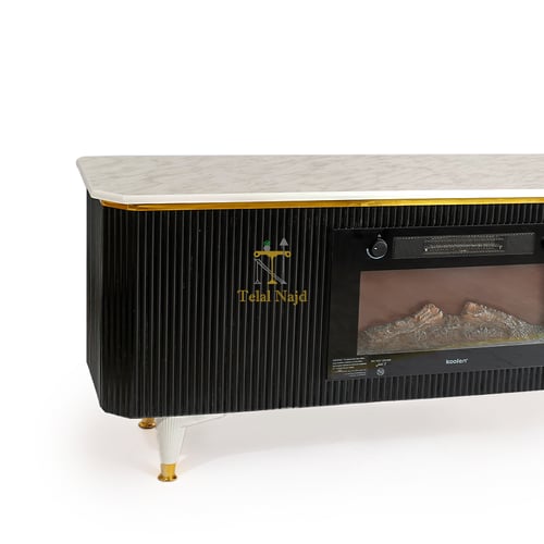 طاولة بلازما مع دفاية لون اسود قواعد بلاستيكية مع...