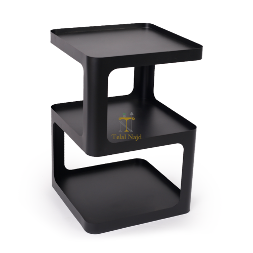 كومدينة لون اسود حديد كامل بتصميم حديث