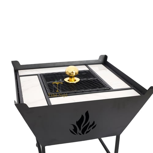 منقل بشكل مبخرة مع كفرات