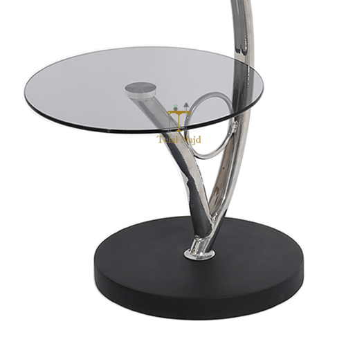 طاولة خدمة تصميم مميز القاعدة رخام صناعي استيل لون...