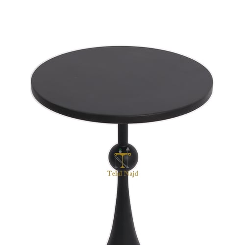 طاولة خدمة تصميم عصري رخام صناعي لون أسود