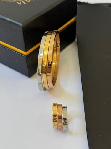 اساور فرزاتشي 3 وخواتم 3 ستيل