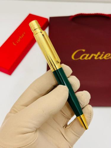 قلم كارتير فرار باللون الأخضر الفيروزي والذهبي