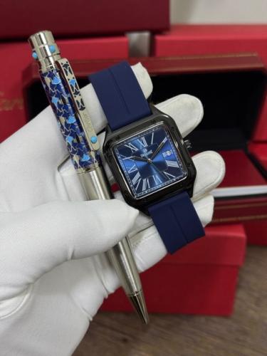 طقم ساعة رجالي سبحه بكالايت تركي وقلم