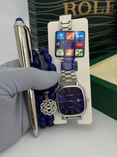 طقم من ساعة وسبحة وقلم كامل