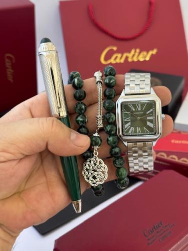 طقم ساعة رجالي سبحه بكالايت تركي قلم كارتير اولى