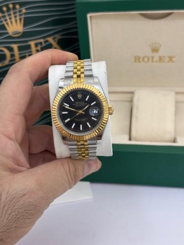 رولكس رجالية ذهبي فضي درجة اولى AAA