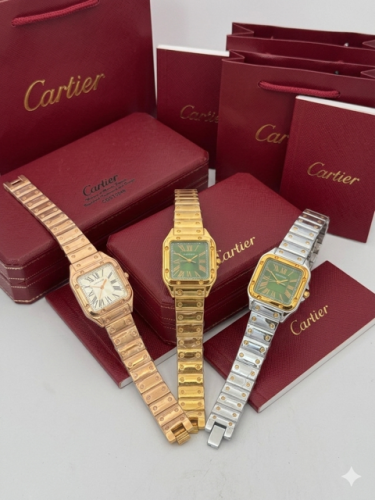 بكج 3 ساعات كارتير مع علبهم واكياس