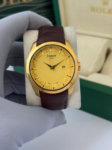 تيسوت ساعة رجالية جلد