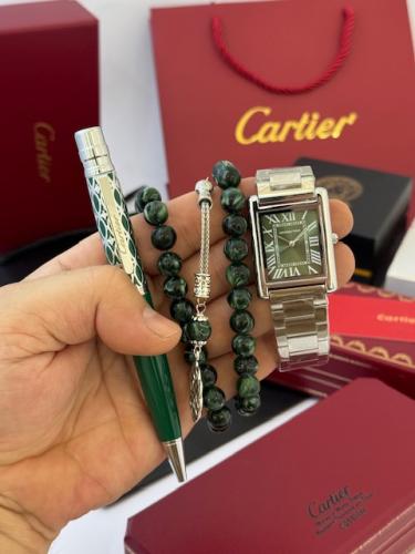 طقم ساعة رجالي سبحه بكالايت تركي قلم كارتير اولى