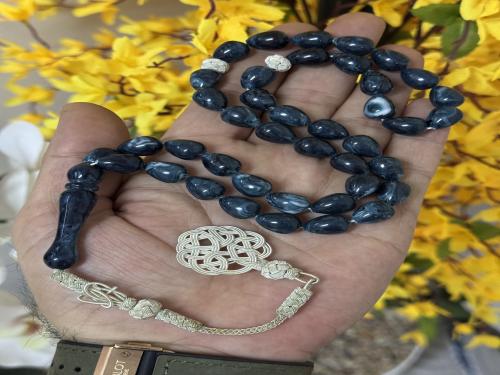 سبح قاتوران طرابزونة تركيةازرق منقط