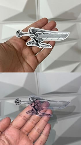 استيكر تمثال باكارد Packard