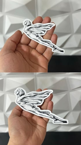 استيكر تمثال كاديلاك CADILLAC
