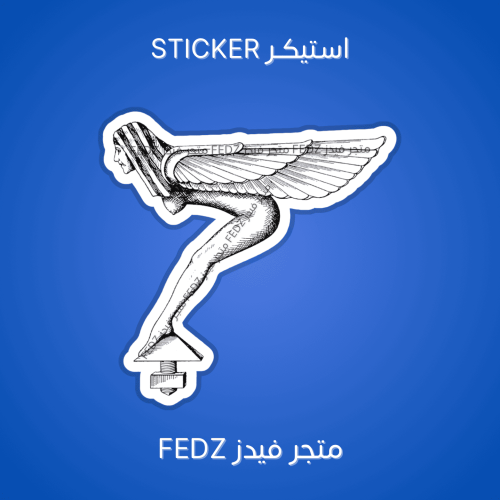 استيكر تمثال حورية مصرية