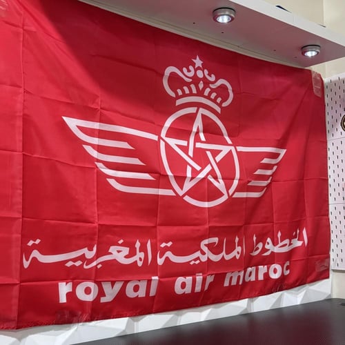 علم الخطوط الملكية المغربية - مقاس كبير
