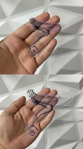 استيكر تمثال حورية مصرية