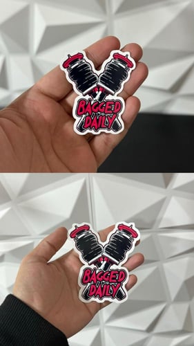 استيكر bagged daily